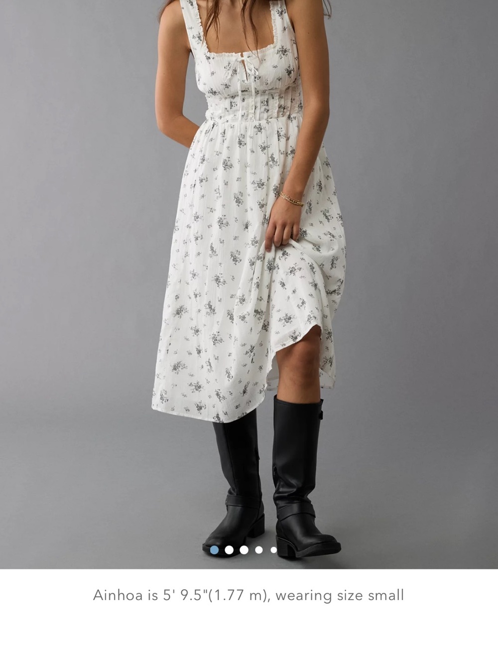 Aerie Corset Midi Dress - Picture 1 of 4
